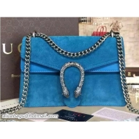 Sumptuous Gucci Dionysus Suede Shoulder Bag 400249 Turquoise