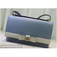 Feminine Gucci Exclusive Leather Shoulder Bag 432680 Japan Limited Light Blue