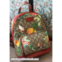 Traditional Discount Gucci Limited Edition GG Supreme Backpack 427042 Red