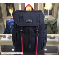 Good Quality Gucci Techno Canvas Techpack Backpack Small Bag 429047 Black 2016