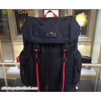 Perfect Gucci Techno Canvas Techpack Backpack Bag 429037 Black