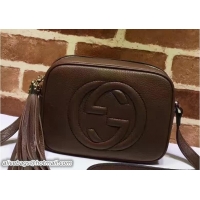 Low Cost Gucci Soho Leather Disco Small Bag 308364 Coffee