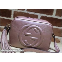 Good Quality Gucci Soho Leather Disco Small Bag 308364 Pearl Pink