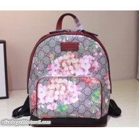 Best Product Gucci GG Supreme Small Backpack Bag 427042 Blooms Red