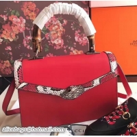 Traditional Specials Gucci Lilith Leather Top Handle Bag 453751 Red