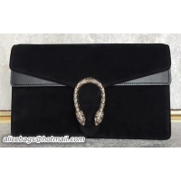 Hot Style Gucci Dionysus Suede Leather Clutch 415156 Black