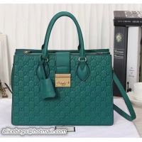 Discount Fashion Gucci Padlock Gucci Signature Top Handle 428207 Green