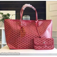 Buy Discount Goyard Latest Style Anjou Reversible Bag GM 2398 Red