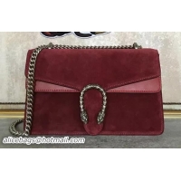 Durable Gucci Dionysus Suede Shoulder Bag 403348 Wine