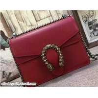 Sophisticated Gucci Mini Dionysus Leather Shoulder Bag 421970 Red