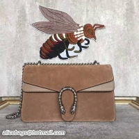 Unique Style Gucci Dionysus Suede Leather Mini Shoulder Bag 400249 Khaki