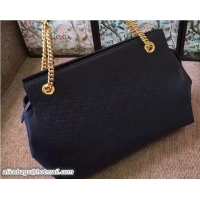 Good Quality Gucci Soft Signature Shoulder Large Bag 453771 Blue