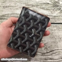 New Top Quality Goyard Card Holder 020091 Black And Tan