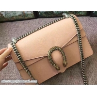 Buy New Cheap Gucci Dionysus Leather Shoulder Small Bag 400249 Nude 2017