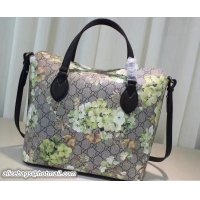 Best Product Gucci GG Supreme Small Top Handle Tote Bag 429147 Blooms Green