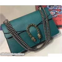 Classic Hot Gucci Dionysus Leather Shoulder Small Bag 400249 Green 2017