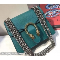 Classic Gucci Mini Dionysus Leather Shoulder Bag 421970 Green 2017