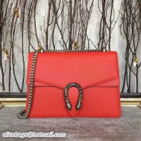 Stylish Gucci Dionysus Lichee Pattern Shoulder Bag 403348 Red