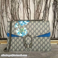 Buy Discount Gucci Dionysus GG Canvas Shoulder Bag 403348 Blue