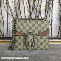 Luxury Gucci Mini Dionysus GG Canvas Shoulder Bag 421970 Camel