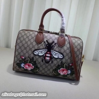 Best Product Gucci Limited Edition GG Supreme Top Handle Bag 409527 Bee