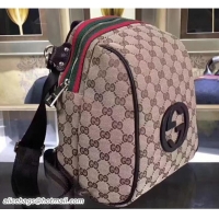 Traditional Specials Gucci GG Fabric Medium Backpack Web 50401 Coffee