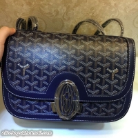 Good Quality Goyard Messenger Bag With G Letter 8967 Blue Silver