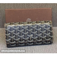 Most Popular Goyard Long Purses 020112 Black And Tan