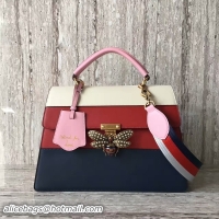 Classic Specials Gucci Queen Margaret Calf Leather Top Handil Bag 476540