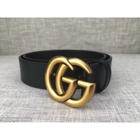 Crafted Gucci belt black 80501