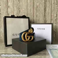 Unique Discount Gucci Suede Leather Belt 68848 Blue