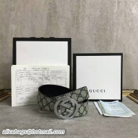 Well Crafted Gucci Original Calf Leather 4.0CM Belt 68885D