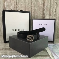 Famous Gucci 2.5cm Original Leather Belt 17418A