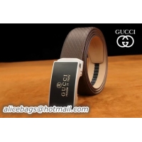 Discount Gucci 34mm Leather Belt GG0805 Brown