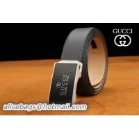 Durable Gucci 34mm Leather Belt GG0805 Black