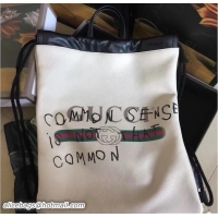 Super Quality Gucci Coco Capitán Vintage Logo Backpack Bag 494053 White 2017