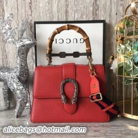 Trendy Design Gucci Dionysus Leather Top Handle Bag 448075 Red