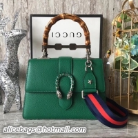 Hot Style Gucci Dionysus Leather Top Handle Bag 448075 Green