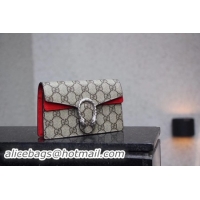 Discount Gucci Dionysus GG Supreme Super mini Bag 476432 Red