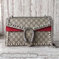 Grade Quality Gucci Dionysus Small GG Shoulder Bag 400249 Red