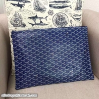 New Product Goyard Ipad Bag GM 020113 Dark Blue