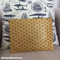 New Style Discount Goyard Ipad Case PM 020113 Yellow