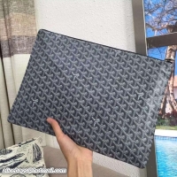 Free Shipping Discount Goyard Ipad Bag GM 020113 Dark Grey