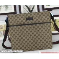 Good Product Gucci Signature Web GG Canvas Messenger Bag 189751 Coffee