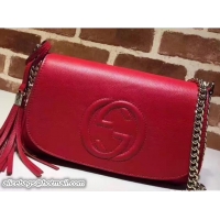 Best Price Gucci Soho Leather Shoulde Bag 336752 Red