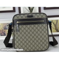 Pretty Style Gucci GG Supreme Canvas Messenger Bag 201448 Coffee