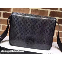 Low Price Gucci Interlocking G Large Messenger Bag 222291 Imprimé Black