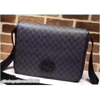 Most Popular Gucci Interlocking G Large Messenger Bag 222291 Black