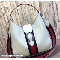 Popular Style Gucci Dionysus Web Medium Hobo Bag 446687 White 2018