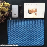 Buy High Quality Goyard New Design Ipad Bag Small Size PM 020113 Light Blue